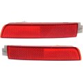 Rear Bumper Reflector Pair For Nissan Sentra 2013 2014 2015 2016 2017 2018 Driver And Passenger Side Ni1184100 Ni1185100 