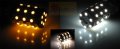 One Pair 3157 Amber White 60 Smd Dual Color Led Light 2 Bulbs 12v Turn Signal Corner Stop Parking Side Marker Tail And Backup 
