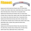 Plastic Rear Trunk Spoiler Wing With Brake Light Lamp Replacement For 2012-2015 Honda Civic Sedan