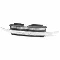 Gm1200498 Factory Style Front Bumper Grill Grille Assembly With Moulding And Headlight Washers For Chevrolet Trailblazer 