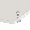 Uxcell M10 4 Pronged Tee Nut T-nut For Table Legs Rock Climbing Wall Woodwork Holds Wood Cabinetry 20pcs