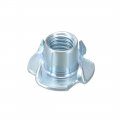 Uxcell M10 4 Pronged Tee Nut T-nut For Table Legs Rock Climbing Wall Woodwork Holds Wood Cabinetry 20pcs