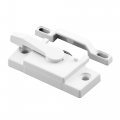 Prime-line F 2744 Sash Lock Single Unit White A Diecast Construction Powder Coat W Enamel Finish Designed For Both Double Hung 