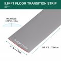 Uxcell Floor Edging Trim Strip Self Adhesive 3 Wide Pvc Flat Laminate Door Cover For Doorway Width Less Than 1 18 Inch Grey 9