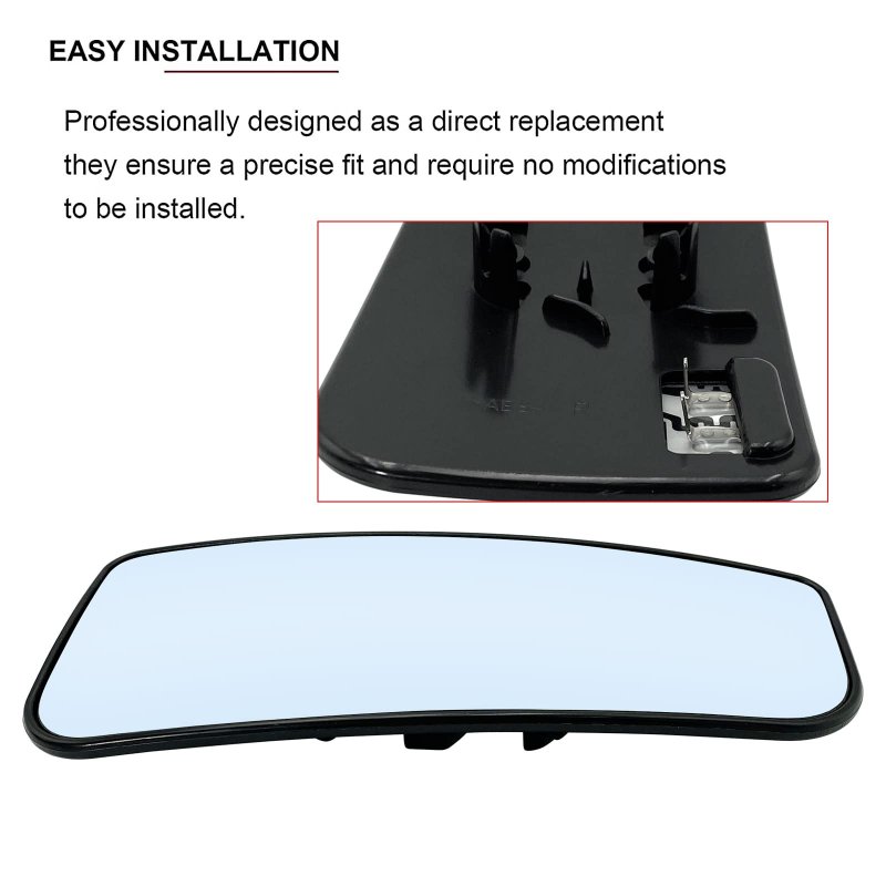 Passenger Right Side Heated Lower Mirror Glass Replacement For 2015-2022 Ford F150 F250 F350 F450 F550 Super Duty Truck View