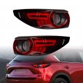 Anzios Pair Driver And Passenger Outer Tail Light Max Brightness Led Halogen Compatible For Mazda Cx5 Cx-5 2017-2021 Rear Brake