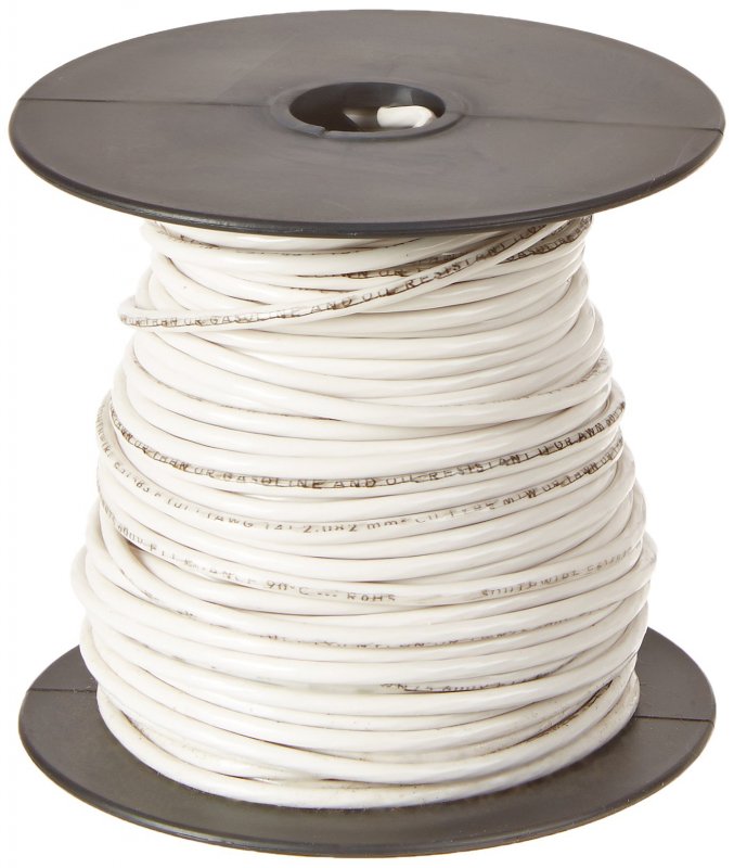 Southwire 22956752 Simpull Thhn Or Thwn2 14 Gauge Stranded Wire 100 Per Roll White