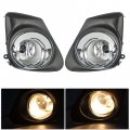 Labwork 1 Pair Fog Lights Assembly Replacement For Toyota Corolla 2011-2013 Clear Lens With Bulbs Harness Switch Kit Driving