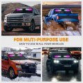 Xridonsen Emergency Dash Strobe Lights 144 Led Purple White Escort Warning Hazard Safety 2x 14 5 Inch Front Rear Interior
