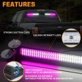 Xridonsen Emergency Dash Strobe Lights 144 Led Purple White Escort Warning Hazard Safety 2x 14 5 Inch Front Rear Interior