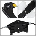 Factory Style Rear Power Window Regulator Without Motor Assembly Compatible With Audi A3 Hatchback 06-13 Driver Left Side