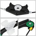 Factory Style Rear Power Window Regulator Without Motor Assembly Compatible With Audi A3 Hatchback 06-13 Driver Left Side