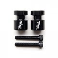 Krator Black Rr Engraved Swingarm Spools Sliders Compatible With Honda Cbr 600 250 900 954 1000 Rc51 And More 2000-2011
