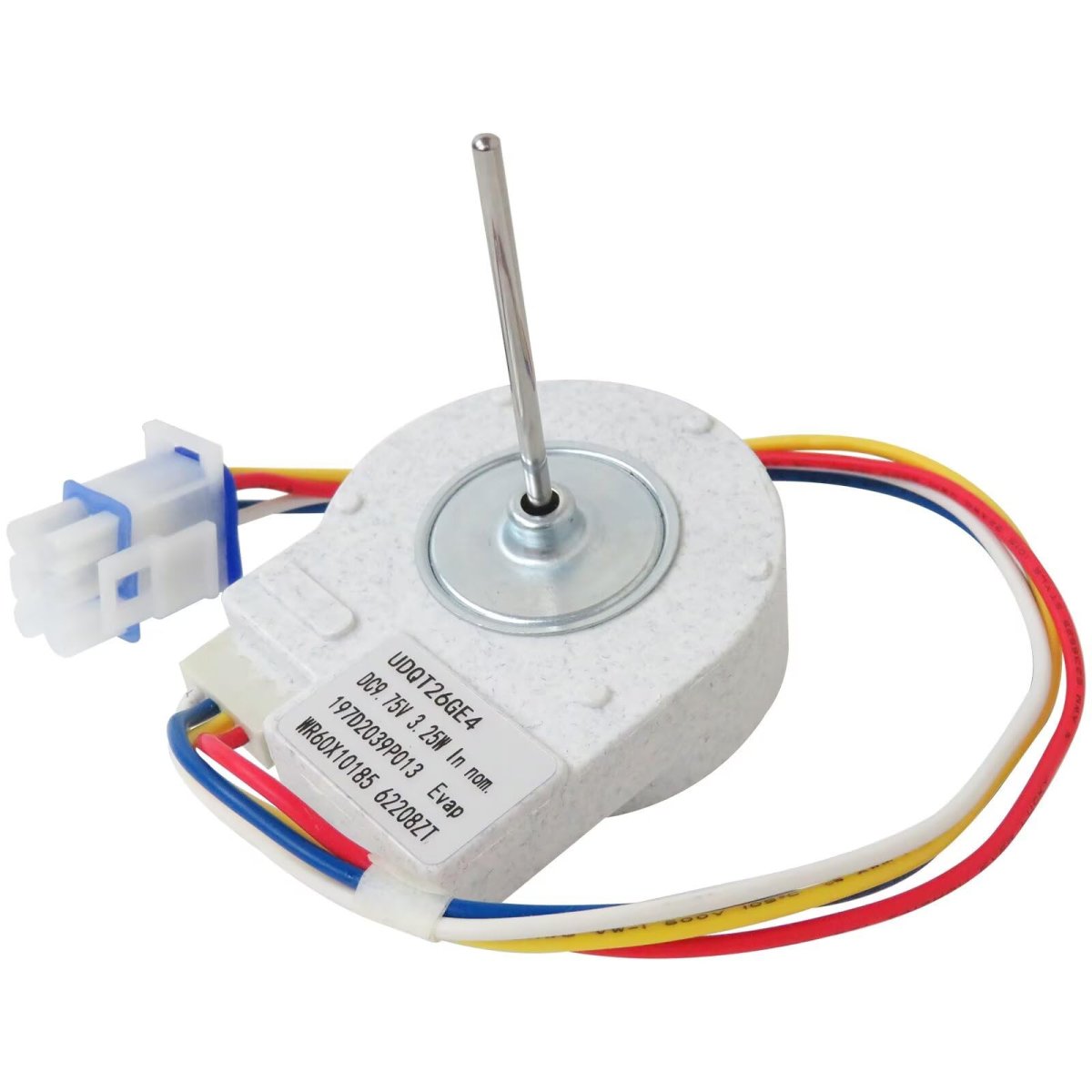 Version Wr60x10185 Evaporator Fan Motor For Ge Hotpoint Refrigerators Gsc21kgrcbb Gce21ietafbb Gce21lgtbfww Gce23yetafss