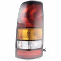 2004-2007 Gmc Sierra Driver Side Replacement Taillight Rear Lamp Gm2800177 Sierra 1500 2500 Series 3500 Single Wheels 04- 07 