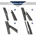 X Autohaux Rear Windshield Wiper Blade Arm Set For Lexus Gx470 2003-2009 410mm 16inch