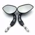 Black Big Side Mirrors With Hollow-out Stem For 1982 All Models Except Vrscf 2014 Flhtkse Flhrse6 Flhr And Flhrc Xl1200x 