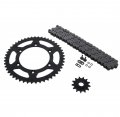 2003 Kawasaki 400 Klx400 O Ring Chain And Sprocket Black 14 49 114l