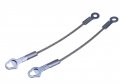 Jeenda 2 Pack Tailgate Cables Compatible With Polaris 2005-10 Ranger 500 2005-06 Tm 2005-09 700 2010-16 800 2011-14 900 Diesel