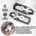 Urlwall Chain Axle Adjuster Kit Cnc Billet Aluminum Tensioner Motorcycle Adjusting Tool Swingarm Spool For Honda Grom 2014-2021