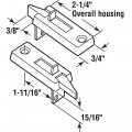 Prime-line Mp2628 Spring-loaded Sliding Window Tilt Latch Black 1 Set