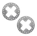 Front Brake Rotors And Pads Fits 2006-2008 Can-am Outlander Max 800 Ltd