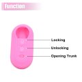 3 Button Car Remote Key Cover Case Protective Replacement Pink Silicone For Fiat 500 Viaggio Ottimo Tipo