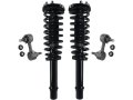 Front Strut And Coil Spring Assembly Sway Bar Link Kit 4 Piece For 2003-2007 Honda Accord 