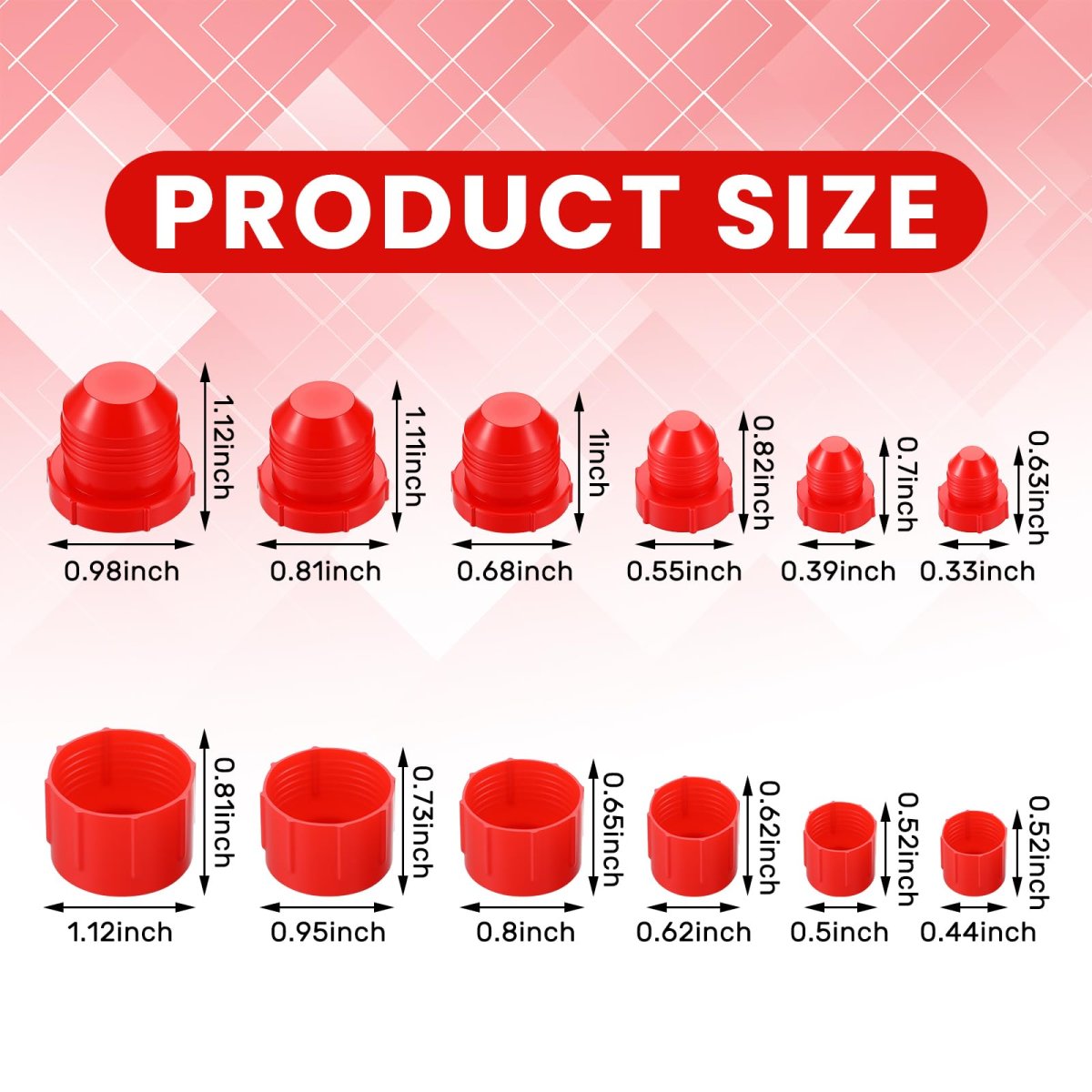 Tallew 144 Pcs Plastic Caps And Plugs Automotive Plug Kit For Servicing Fluid Lines Seals Hoses Blocks Out Dirt Contain