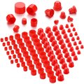 Tallew 144 Pcs Plastic Caps And Plugs Automotive Plug Kit For Servicing Fluid Lines Seals Hoses Blocks Out Dirt Contain 