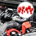 Tallew 144 Pcs Plastic Caps And Plugs Automotive Plug Kit For Servicing Fluid Lines Seals Hoses Blocks Out Dirt Contain