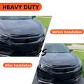 Ecotric Fronta Hooda Bumpera Uppera Trima Nosea Cover Compatible With 2016-2021 Honda Civic 10th Gen Si Hatchback Coupe Sedan