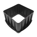 Riser Plastic Black 