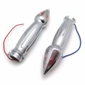 Httmt Trhb107-1 Chrome 1 25mm Hand Grips W Bulb Turn Signals Compatible With Suzuki Marauder Savage Volusia Intruder Boulevard