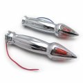 Httmt Trhb107-1 Chrome 1 25mm Hand Grips W Bulb Turn Signals Compatible With Suzuki Marauder Savage Volusia Intruder Boulevard