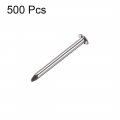 Uxcell Small Tiny Hardware Nails Carbon Steel 1 4x16mm Dxl For Diy Decorative Wooden Boxes Accessories Silver Tone 500pcs