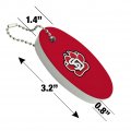 Graphics More South Dakota Primary Logo Floating Keychain Oval Foam Fishing Boat Buoy Key Float