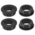 4pcs Rubber Grommets 1-1 2 38mm Drill Hole 8 28mm Id Top Hat Grommet Black Silicone Plug Gasket For Wiring Automotive