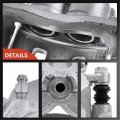 A-premium Disc Brake Caliper Assembly With Bracket Compatible Select Subaru Models Impreza Legacy 2002m Outback 2001 Front