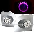 06 07 Subaru Impreza Wrx Sti Purple Halo Projector Oe Replacement Fog Lights With Silver Covers 
