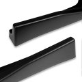 Auto Dynasty 3pcs Cs-style Car Front Bumper Lip Spoiler Wing Body Kit Compatible With Subaru Wrx Sti Sedan 15-21 Matte Black