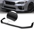 Auto Dynasty 3pcs Cs-style Car Front Bumper Lip Spoiler Wing Body Kit Compatible With Subaru Wrx Sti Sedan 15-21 Matte Black