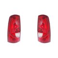 Tail Light Assembly Pair For 2003 Chevy Silverado 1500 2500 Hd Fleetside Driver And Passenger Side Fits Gm2800161 19169002 
