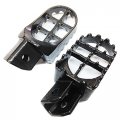 Hongk- Motocross Mx Dirt Bike Racing Foot Pegs Compatible With Yamaha Pw50 Pw80 Ttr90 Tw200 Gray B01bi83bl2