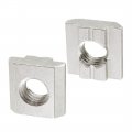 Uxcell Slide In T-nut M8 Threaded For 3030 Series Aluminum Extrusions Profile Pack Of 15