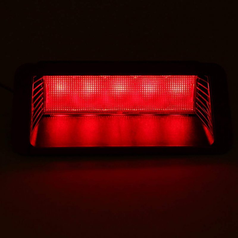 Universal Led Third Brake Light 12v 5led Waterproof Red Trailer For Car Suv Truck Auomotive High Mount 3rd Stop Tail Lamp Rear
