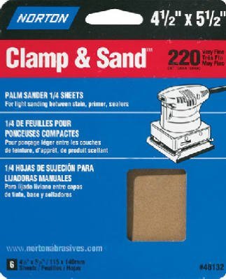 Norton Abrasives St Gobain 48300 6pk4-1 2x5-1 2150gsheet