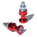 Astra Depot Steel 10mm Offroad Winch Line Clevis Slip Half-linked Hook Anchor Stand For Hawse Fairleads Red 2pcs