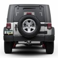 Ipick Image Made For Jeep Wrangler 3d Logo On Black Oval Billet Aluminum 2 Inch Tow Hitch Cover