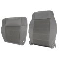 Front Passenger Side Bottom And Top Lean Back Seat Cover Gray Cloth Replacement For 2007-2012 